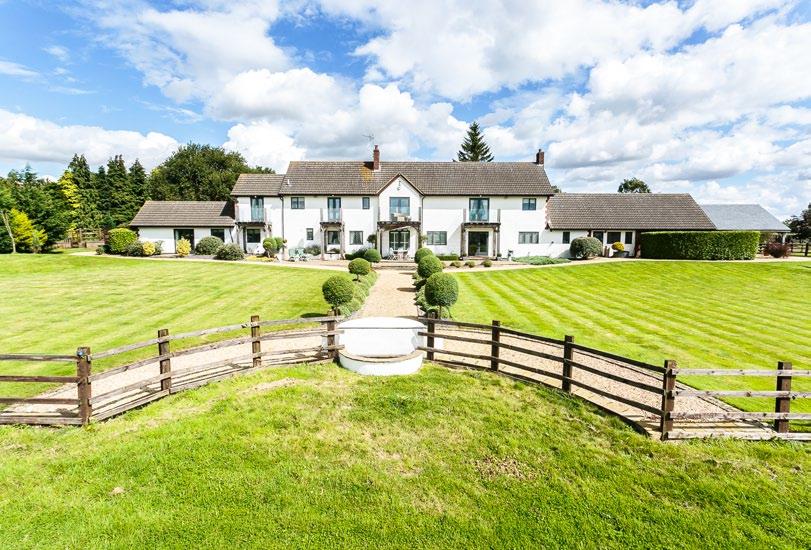 Meadow House Leicester Road, Husbands Bosworth, Lutterworth, Leicestershire LE17 6NW A well-appointed equestrian property comprising a detached farmhouse, Stable stalls, outdoor school & crosscountry