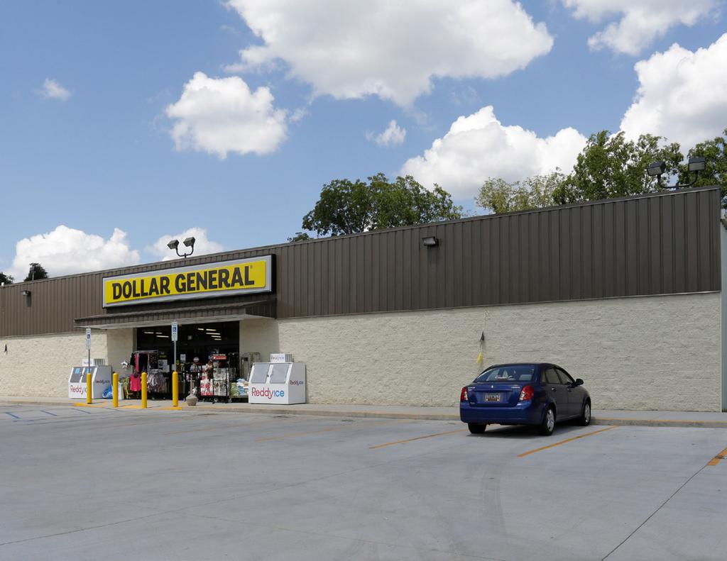 Representative Photo Dollar General 1323 PA-507 Greentown, PA 18426 List Price... $ 1,614,800 CAP Rate - Current... 6.75% Gross Leasable Area... ± 9,100 SF Lot Size... ± 113,692 SF Year Built.