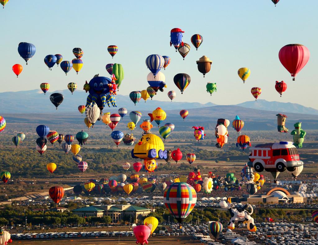 International Balloon Fiesta Albuquerque is also home of the International Balloon Fiesta, the world s largest such gathering of balloons from around the world.