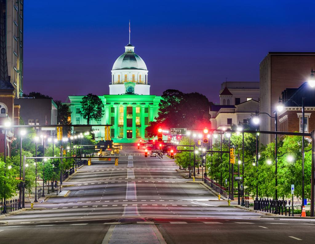 MONTGOMERY ECONOMY As the state capital, Montgomery is home to state and regional governments, Maxwell/Gunter Air Force Base, an extensive service industry, wholesale and retail trade, tourism and an