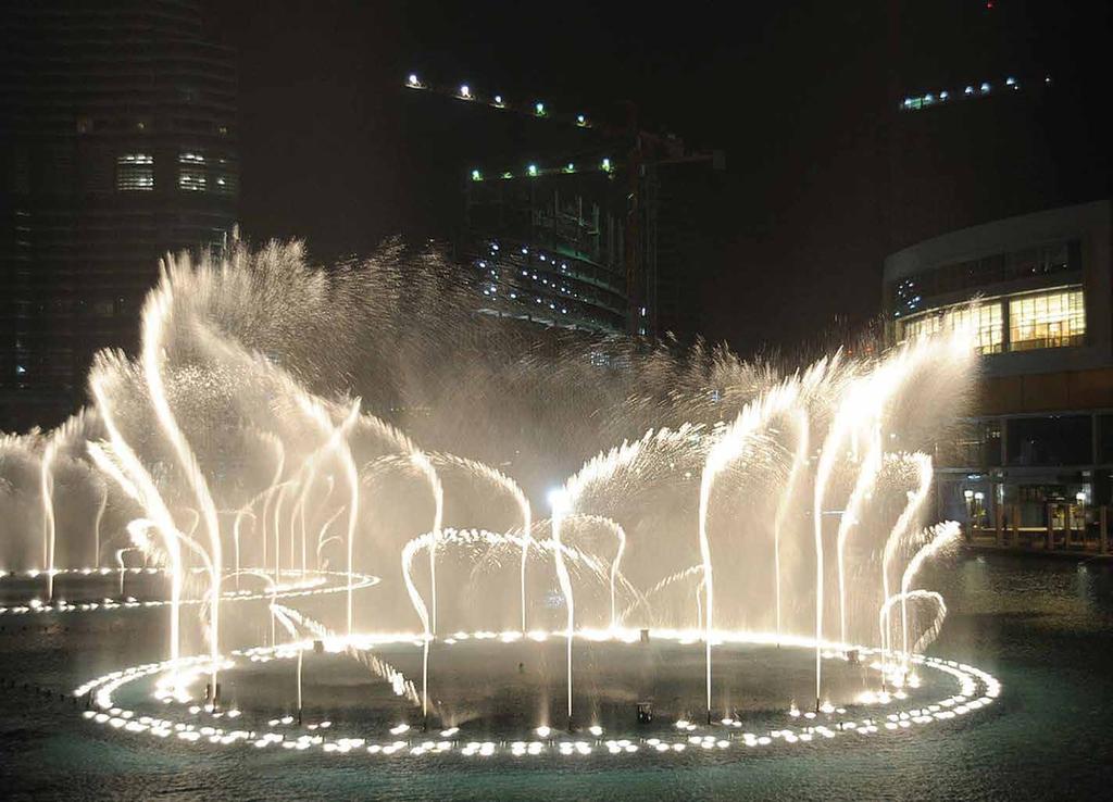 Fantasy fountain the fountain of exuberance There are a variety of fountains to light up your mood.