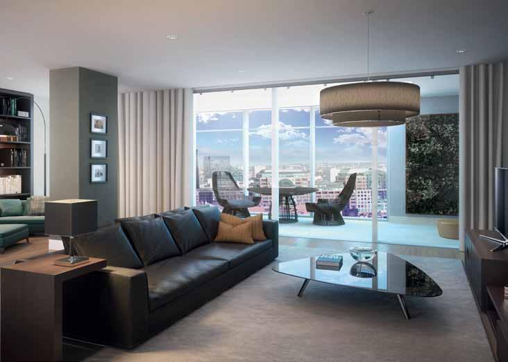 ONE COLLECTION FOUR UNIQUE PENTHOUSES THE PENTHOUSES 21ST FLOOR PLAN n Kitchen Kitchen Living Area Living Area Dining Area Dining Area Media Area WC Bedroom 3 Bedroom 3 Utility Bedroom 2 4 Balcony