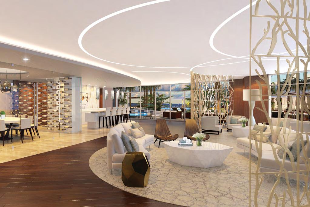 GIVING RISE TO A NEW ERA OF CONTEMPORARY LUXURY B U ILD IN G A M E N IT IE S + Porte cochere + 24-hour valet + Club and social room + Social lounge + Fitness center with locker room + Massage and