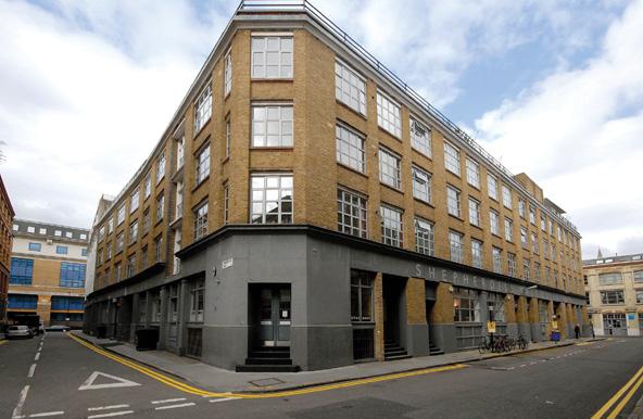 The Shepherdess Building The Shepherdess Building is a well known former warehouse building, converted into spacious loft apartments with secure underground parking, a courtyard and large roof