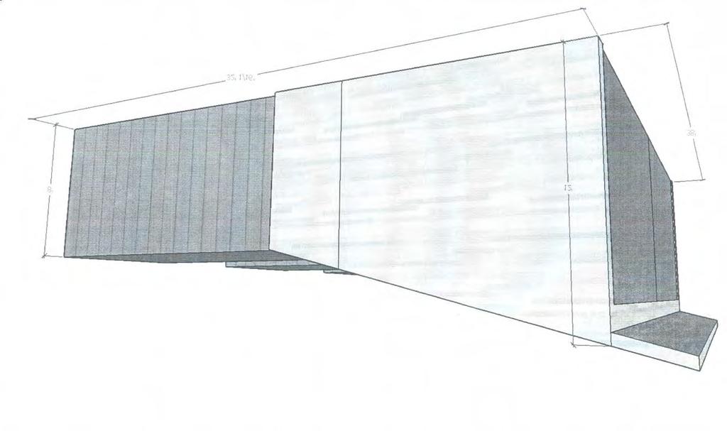 Elevation drawing of temporary structure/ les élévations Map \ carte # III File \ fiche: PR 77/17