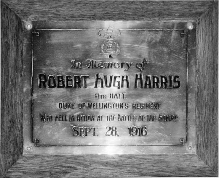 (Edward Harris, 2005) Robert Hugh Harris did not enlist with the CEF (Canadian Expeditionary Force) and therefore there is no