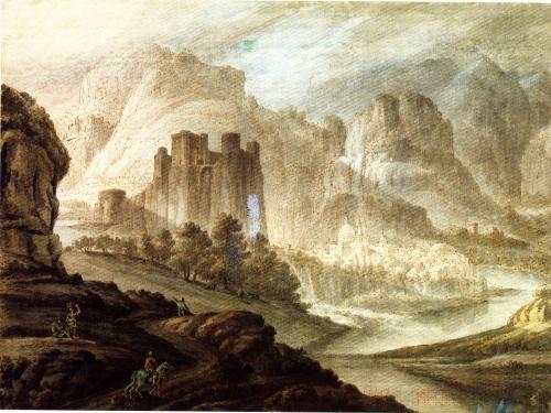 Canal Grande, 1795 Hubert Robert, Capriccio