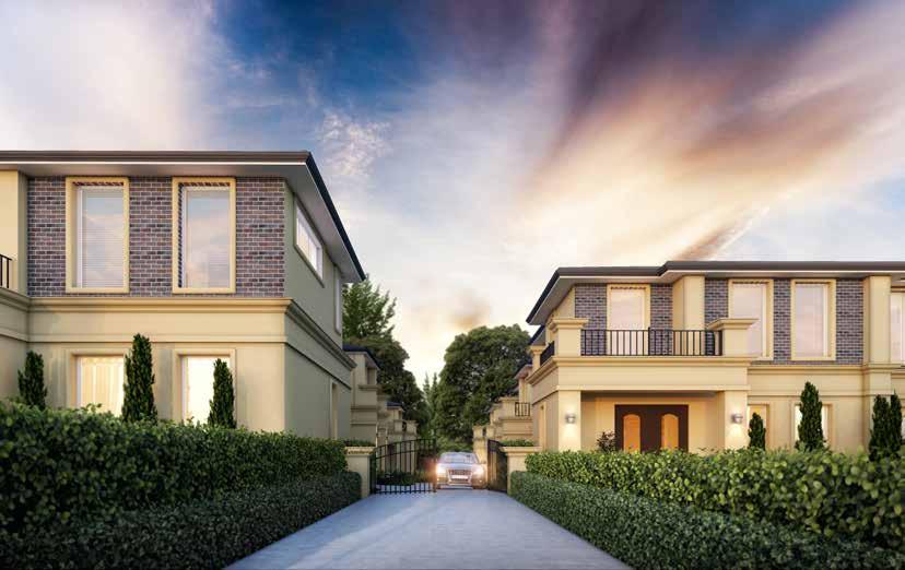 321 HIGH ST LUXE 13 DESIGN Adepto Co is proud to introduce Luxe, six French provincial style town homes in one of Melbourne s most sought after suburbs, Templestowe, Lower.