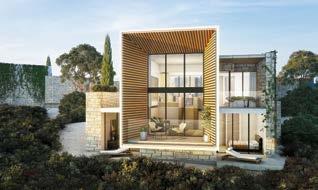 This neighbourhood of two and three bedroom contemporary villas includes