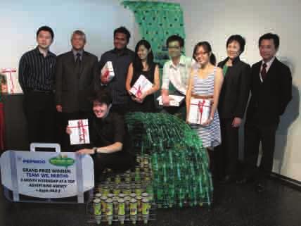 7Up Lipton Ice Tea Natural Arts Campus Design Challenge A risk-taking step of going abstract rather than ordinary did wonders for team We, Mirth from