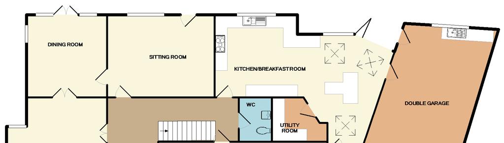 The floorplan is not drawn to scale and is for the illustrative