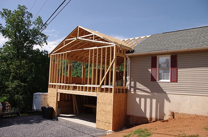 Putting a dwelling on a existing Foundation or an addition including