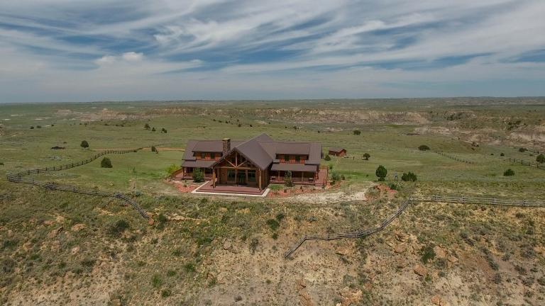 As stated the ranch is 45,400 acres deeded, 10,250 acres leased from