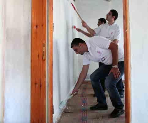 Reconstruction of destroyed houses in Gaza Bank of Palestine rehabilitated and reconstructed 40 houses that were destroyed during the 2009
