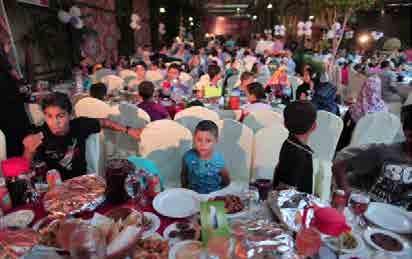 Ramadan Iftars for Orphans Bank of Palestine organized several Ramadan Iftars with orphaned children in several Palestinian cities in Gaza and the West Bank, including Nablus, Ramallah,