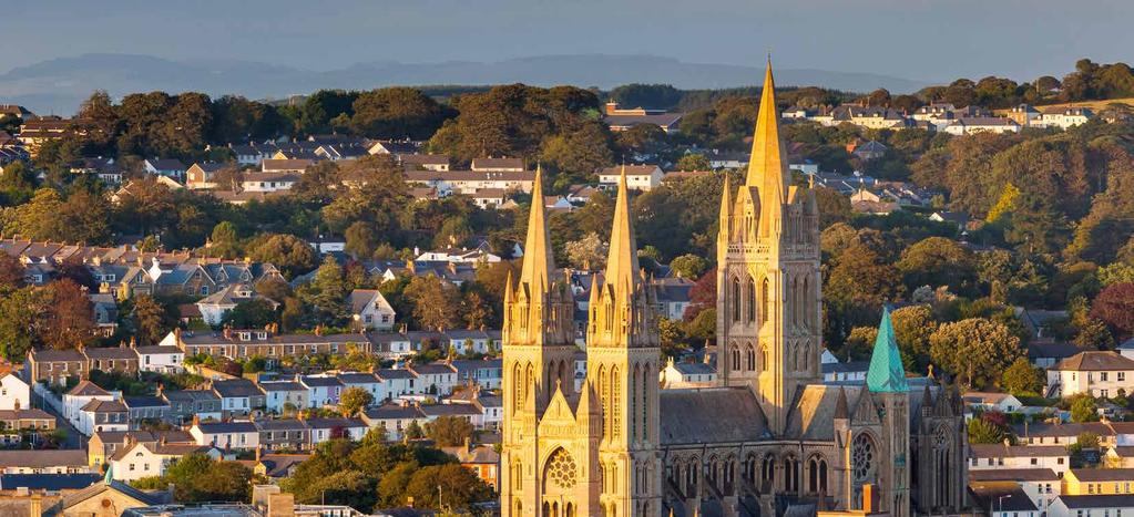 Image shows Truro and the surrounding area. The Location Penn An Dre is perfectly positioned to enjoy the very best of Cornish life.