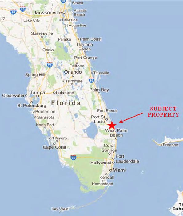 Location The property is located on Florida s east coast, north of Palm Beach, between the seaside towns of Jupiter and Stuart, in a town called Hobe Sound.