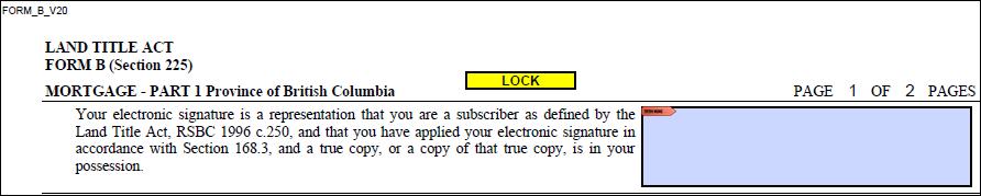 To affix the electronic signature to the form, click on the box at the right of the certification statement.