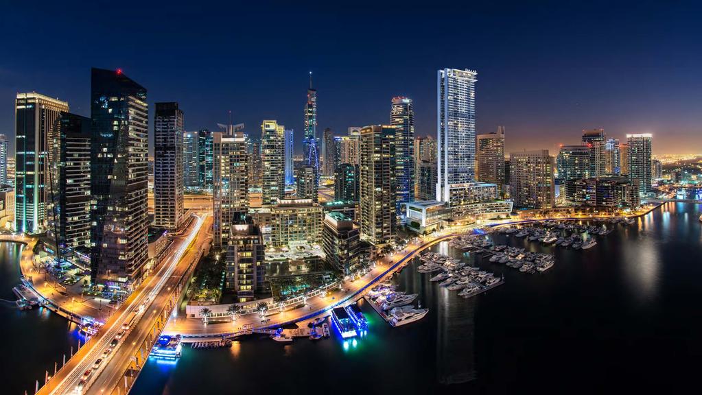 The Riviera of the Gulf Set sail from the yacht club, shop your heart out at Dubai Marina