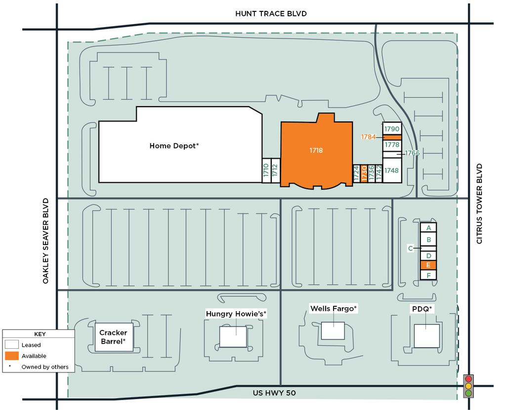 Clermont Town Center Site Plan PDQ Orlando (Clermont), FL Overview Anchored by Home