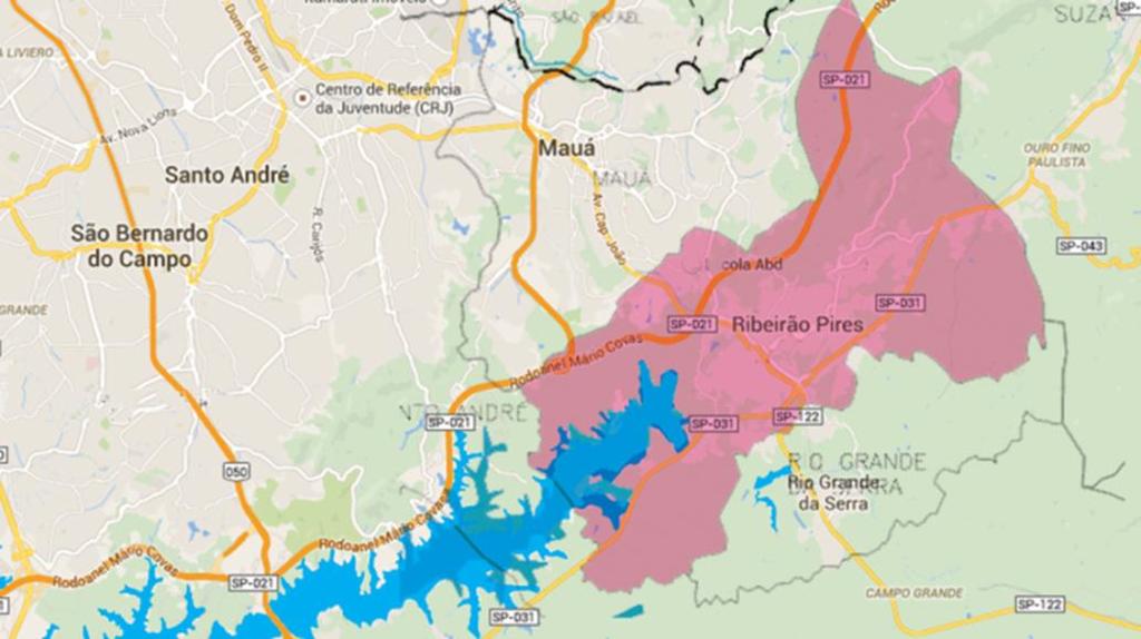 The Ribeirão Pires municipality is located 40 km from São Paulo is a tourist resort protected