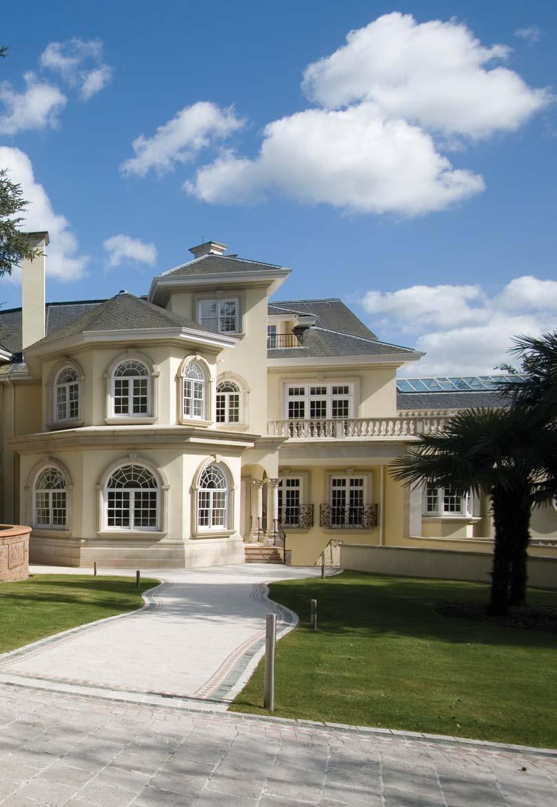 Luxury Accommodation Updown Court includes the main house, built on a palatial
