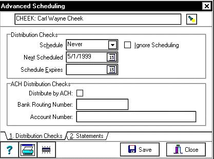 350 AP Accounts Payable Distribution Checks - Compiled PROMAS LandmasterTraining 2002 A/P Month : 11 There is an option to produce ACH output.