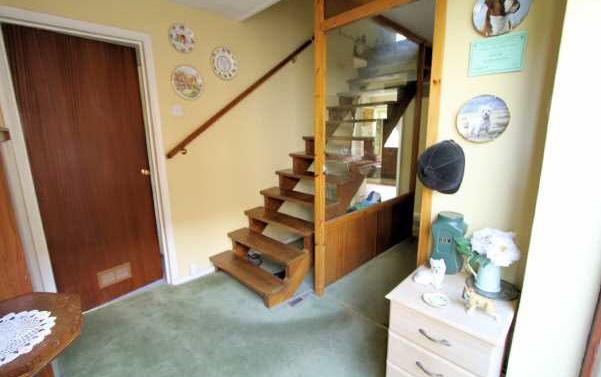 first floor cloakroom. Outside there is a lovely secluded westerly facing rear garden, front garden, single garage and driveway parking for one vehicle.