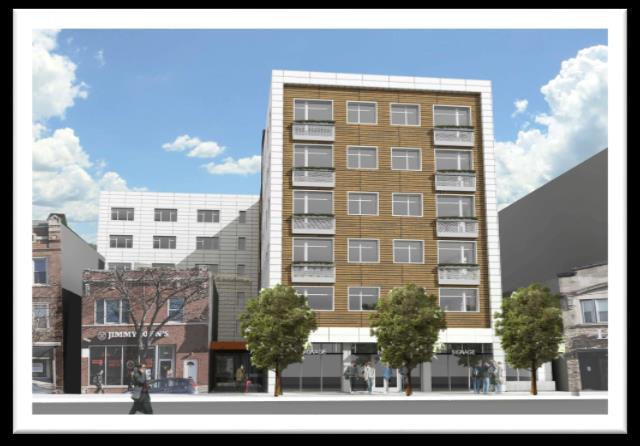 6145 NORTH BROADWAY APARTMENTS Property Profile / Building Amenities 6145 North Broadway Apartments is a 105-unit, 6-story, mixed-use, new construction, elevator building located in the Edgewater