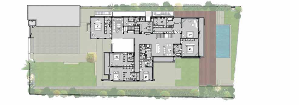 VILLA TYPE 1 GFA Area (sq.m) Area (sq.f) 10 11 Basement Floor 437 4,703 beach palace Average area per plot 2,700 sq.m (29,063 sq.