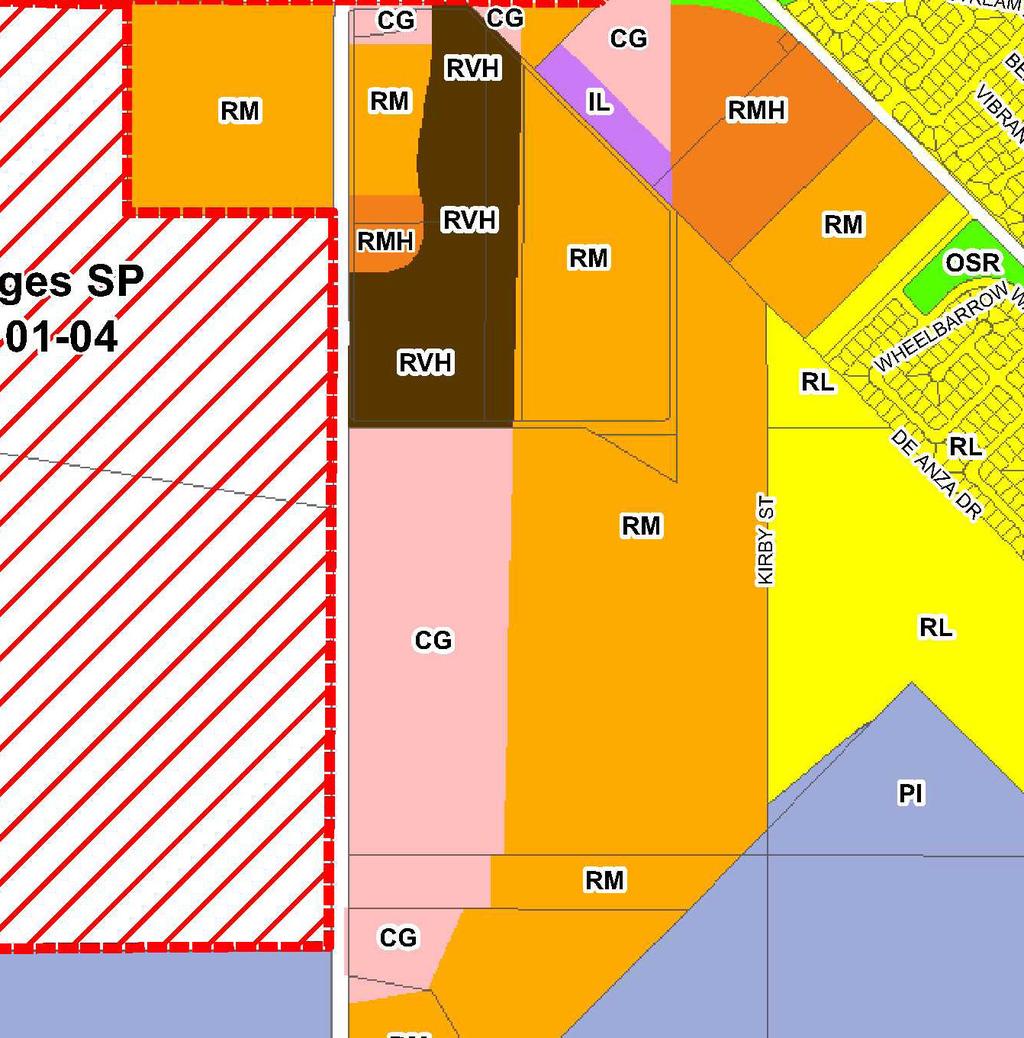 ZONING INFORMATION The ±214 acres of Valle Reseda have an approved zoning overlay of RM-Residential Density 5.