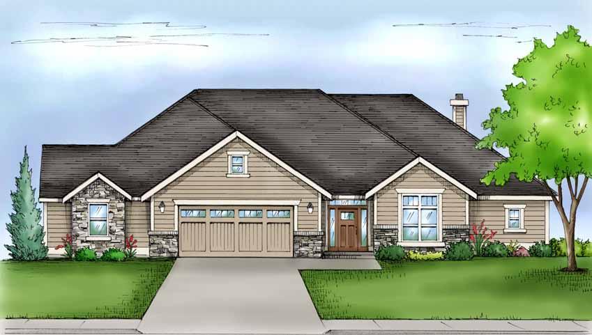 The Fairway Side Entry 3 4 x 6 Guest Living (or Family Room) 15 x 20 Guest Bedroom 14 2 x 15 Terrace 11 6 x 9 Third Car 14 6 x 11 6 Kitchen 13 x 13 6 Guest 8 x 8 6 Double Garage 25 x