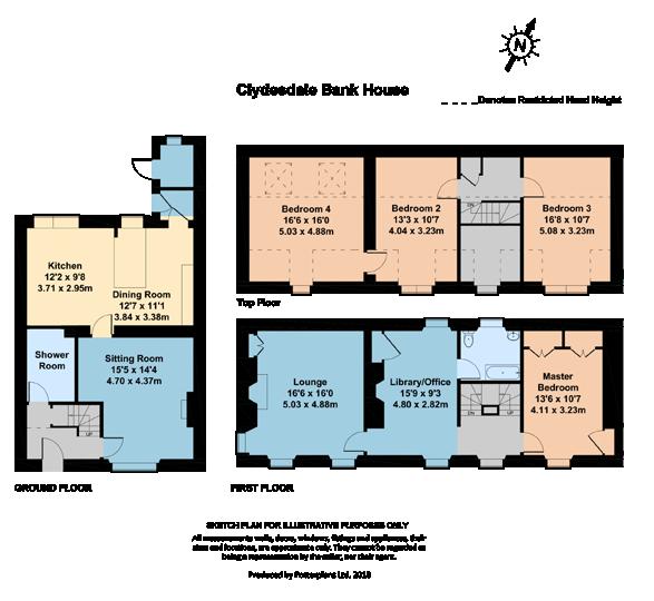 Floorplans House internal area 1,884 sq ft (175 sq m) For identification purposes only. Directions From Inverness travel north on the A9 for approximately 51 miles arriving at Golspie.