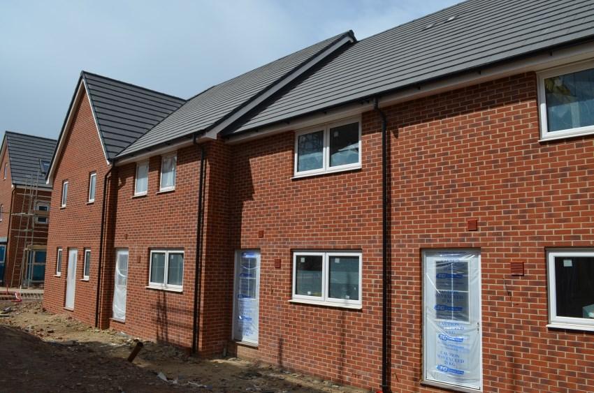 The properties form part of a bigger development to bring around 200 new two, three, four and five bedroom homes to the area.
