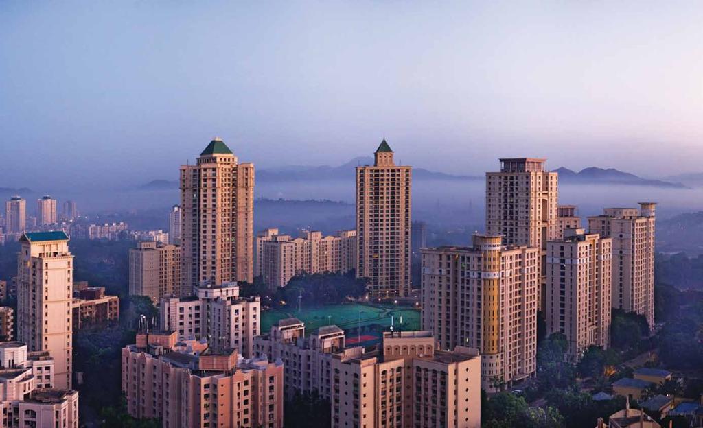 Actual Photograph HIRANANDANI ESTATE THE TRANSFORMATION OF THANE There was a time when Thane was struggling to find its identity in the real estate market of Mumbai.