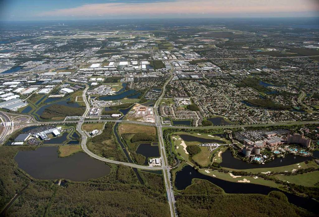 Florida Mall Orlando International Airport 42 Million Annual Passengers Meadow Woods Community Population 25,600+