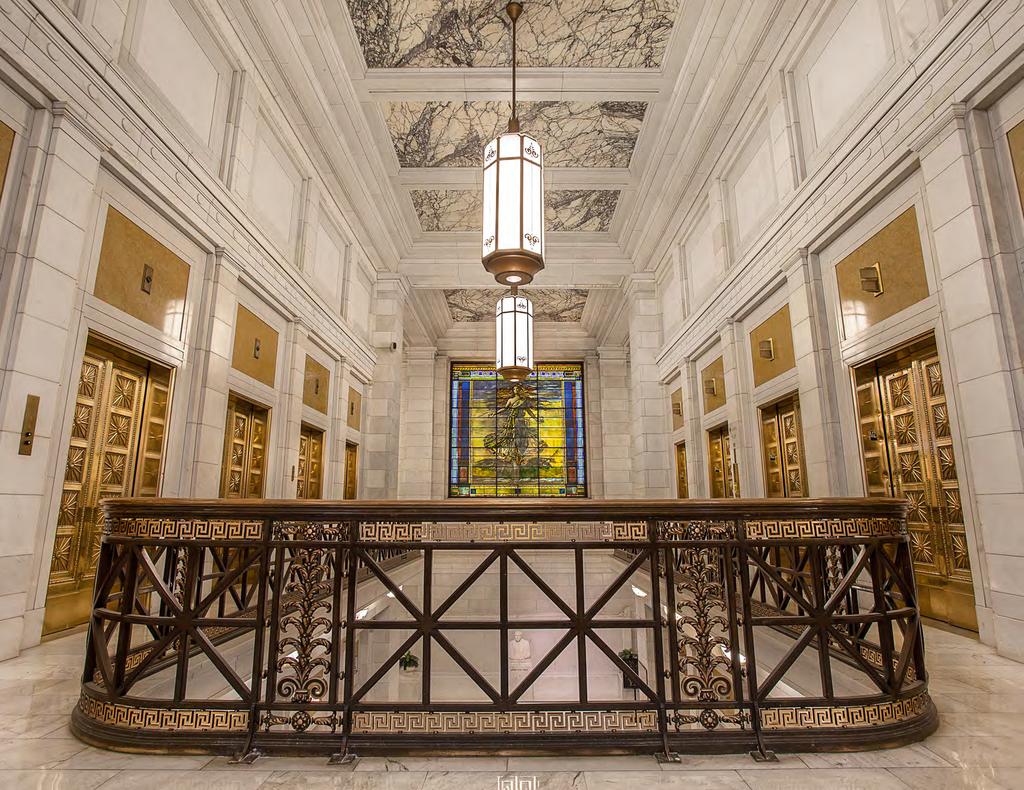 the mezzanine AT THE HISTORIC FRICK 7,073 SF available within a unique and elegant mezzanine