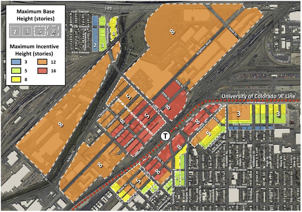 Review Criteria for Map Amendment Consistency with Adopted Plans 38 th & Blake Height