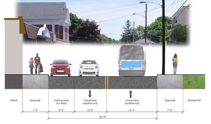 C Commuter Rail Visioning Recommendation: Franklin Street Franklin Street is another busy east/west roadway connecting the Corridor to Main Street as well as heading west into Stoneham.