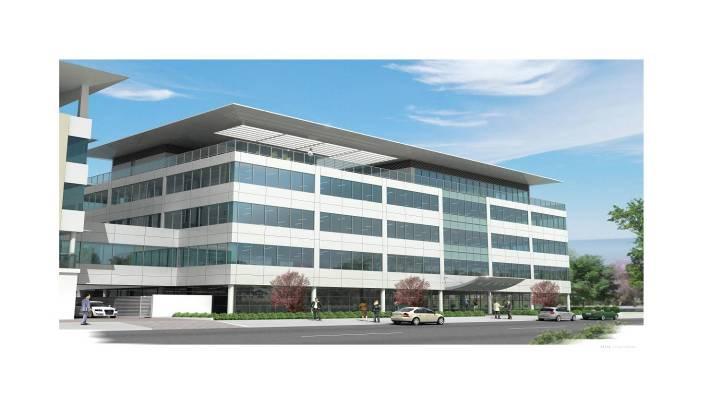 Second Stage office building of approximately 4,000m² large site with rear