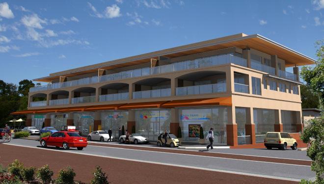 Waratah Avenue, Mixed Use Development Concept for two levels of 10 apartments