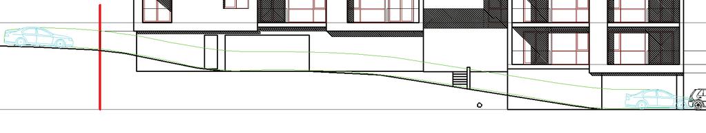Basement Level 2 Plan As can be seen in the previous illustrations the basement carpark ramp is two-way with single lane entrances to the basement levels.