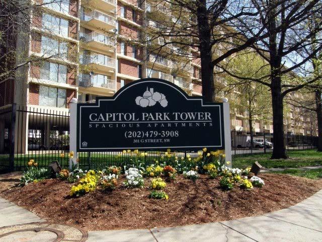 Capitol Park Towers, one of the five high-rise apartment buildings in Capitol Park, was completed in August 1962.