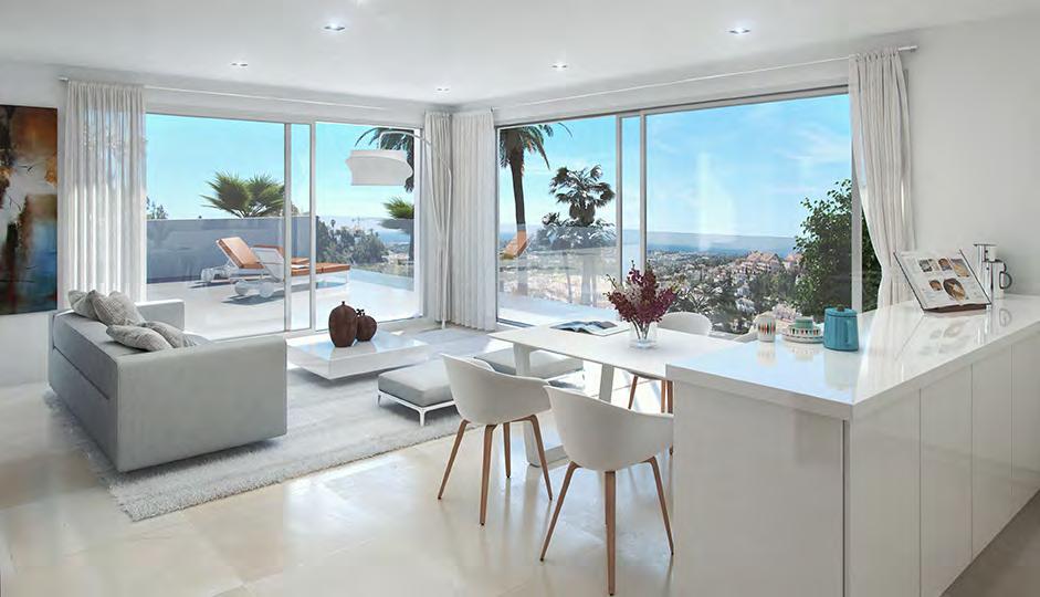 We have introduced our trademark contemporary styling into this picturesque area and the development arguably offers the most cutting-edge design and superior quality available in Nueva Andalucia.