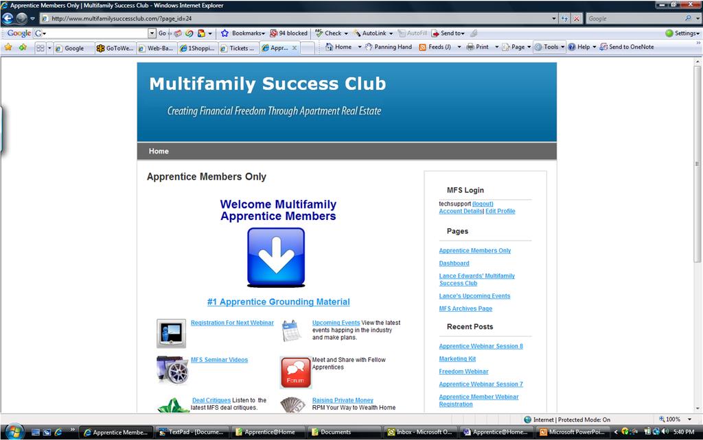 Announcements www.multifamilysuccessclub.