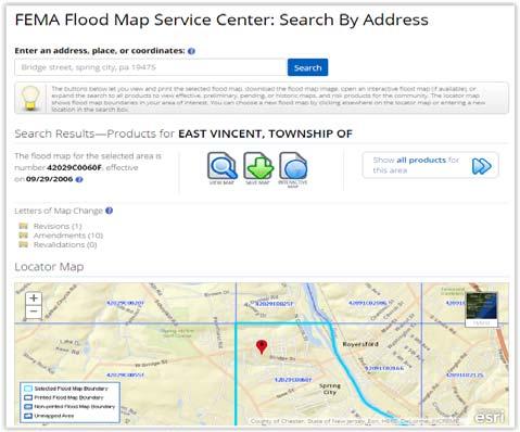 Go to FEMA Flood Map Service Center website. 2.