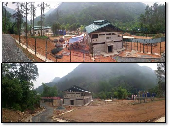 STRUCTON VIETNAM [Zoo] ANIMAL ASIA FOUNDATION VIETNAM RESCUE CENTER BEAR HOUSE 5&6 and 7&8 Tam Dao, Hanoi, Vietnam Bear house comprises of 36 cages, open playground areas,