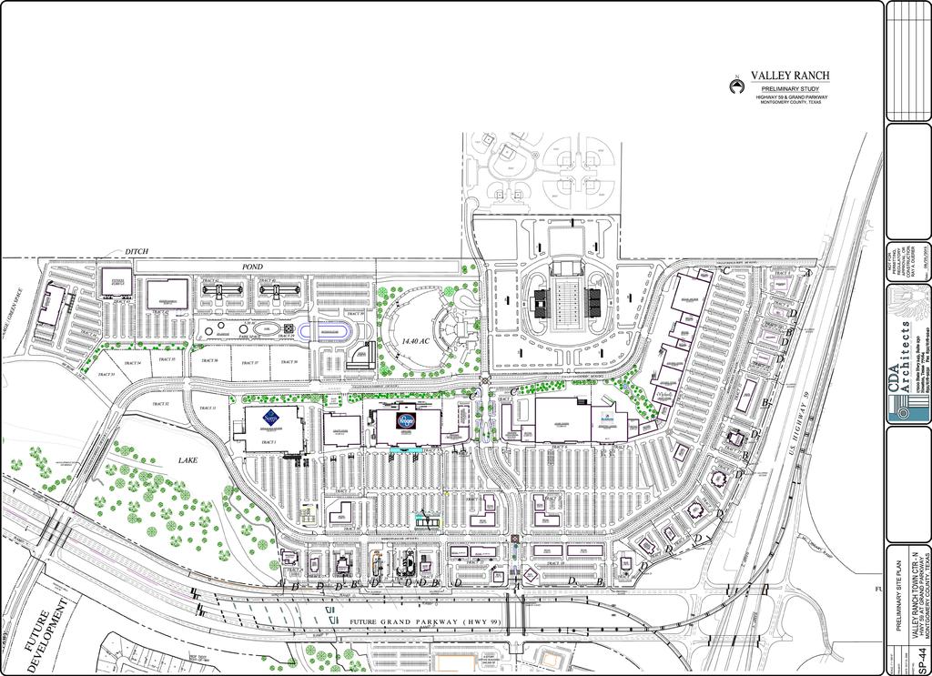 Town Center Town Center Site Plan Available Retail Space & Pad Sites For Lease 7C