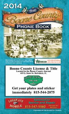 www.boonecountyjournal.com In Our 19th Year 815-544-4430 The Boone County Journal Dec.5th.