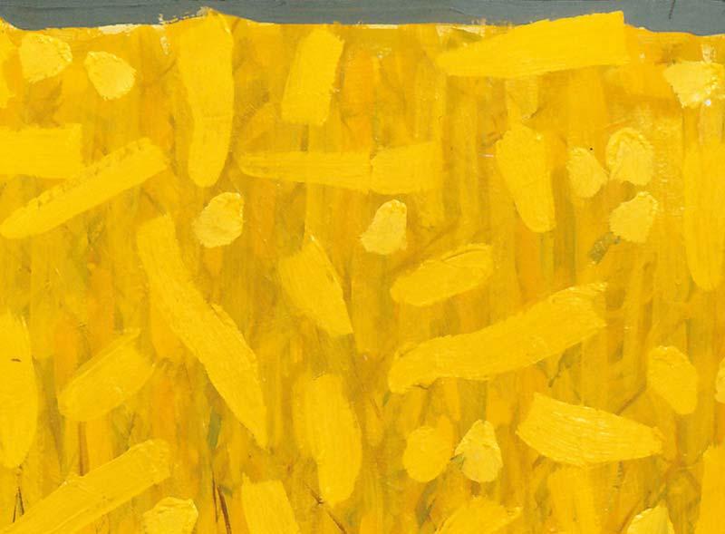 Yellow Field 1958 oil